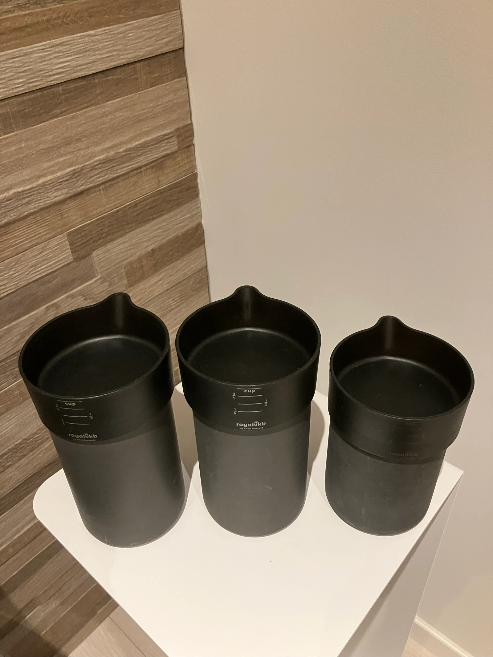 Lot de 3 boîtes / sacs de réserve avec tasse à mesurer – photo 2